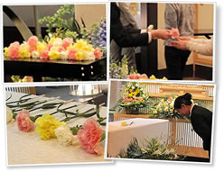 画像:やわらぎ斎場葬祭ミニ知識講座第2回献花のマナー