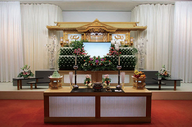 やわらぎ斎場北光2階式場札幌市東区葬儀葬式法要画像イメージ