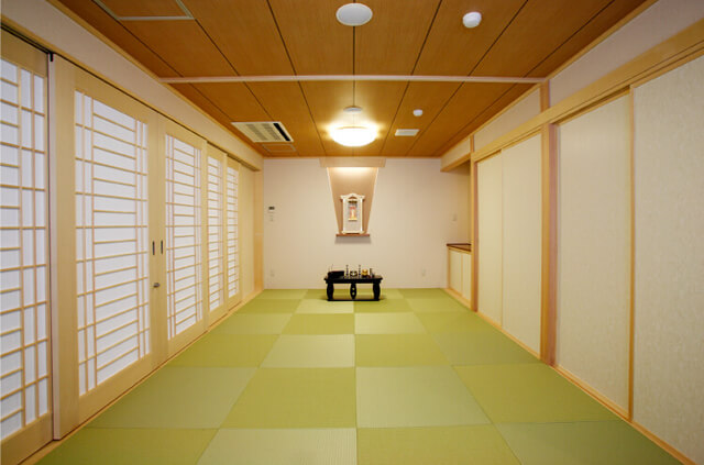 やわらぎ伏見別邸親族控室（和室）札幌中央区葬儀葬式法要画像イメージ