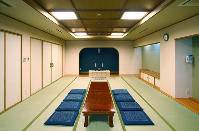 やわらぎ斎場西町親族控室（和室）札幌市西区葬儀葬式法要画像イメージ