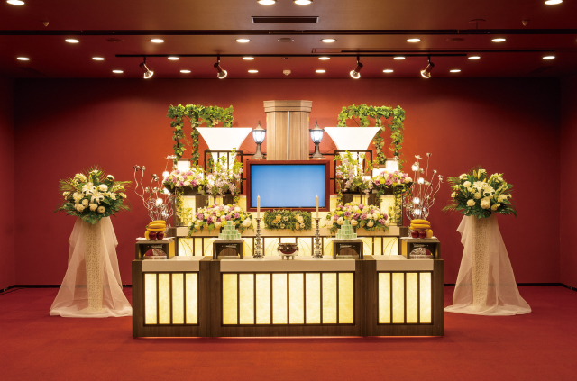 やわらぎ斎場豊平2階式場札幌市豊平区葬儀葬式法要画像イメージ
