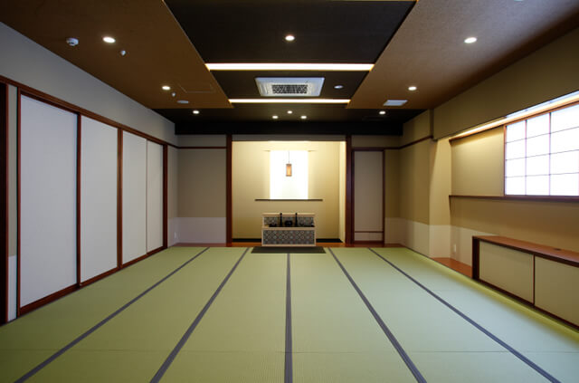 やわらぎ斎場豊平親族控室（和室）札幌市豊平区葬儀葬式法要画像イメージ