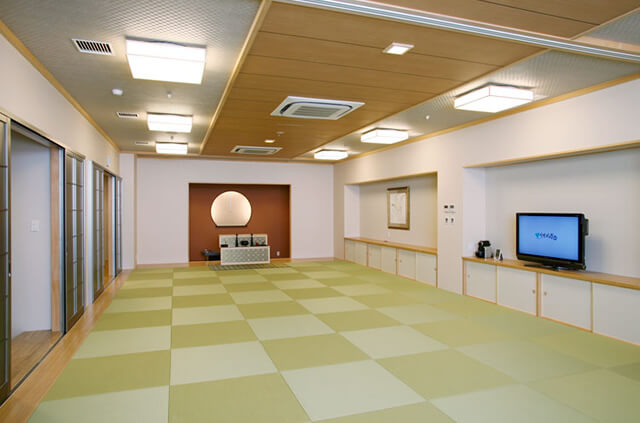 やわらぎ斎場月寒親族控室（和室）札幌市豊平区葬儀葬式法要画像イメージ